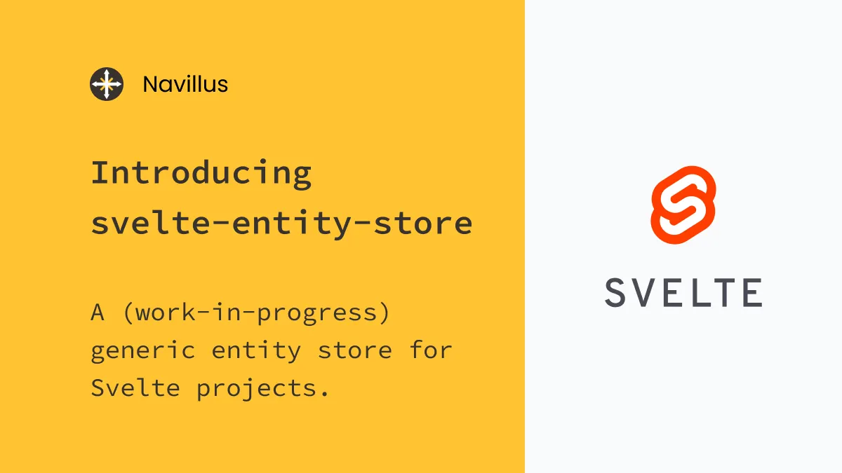 A (work-in-progress) generic entity store for Svelte projects.