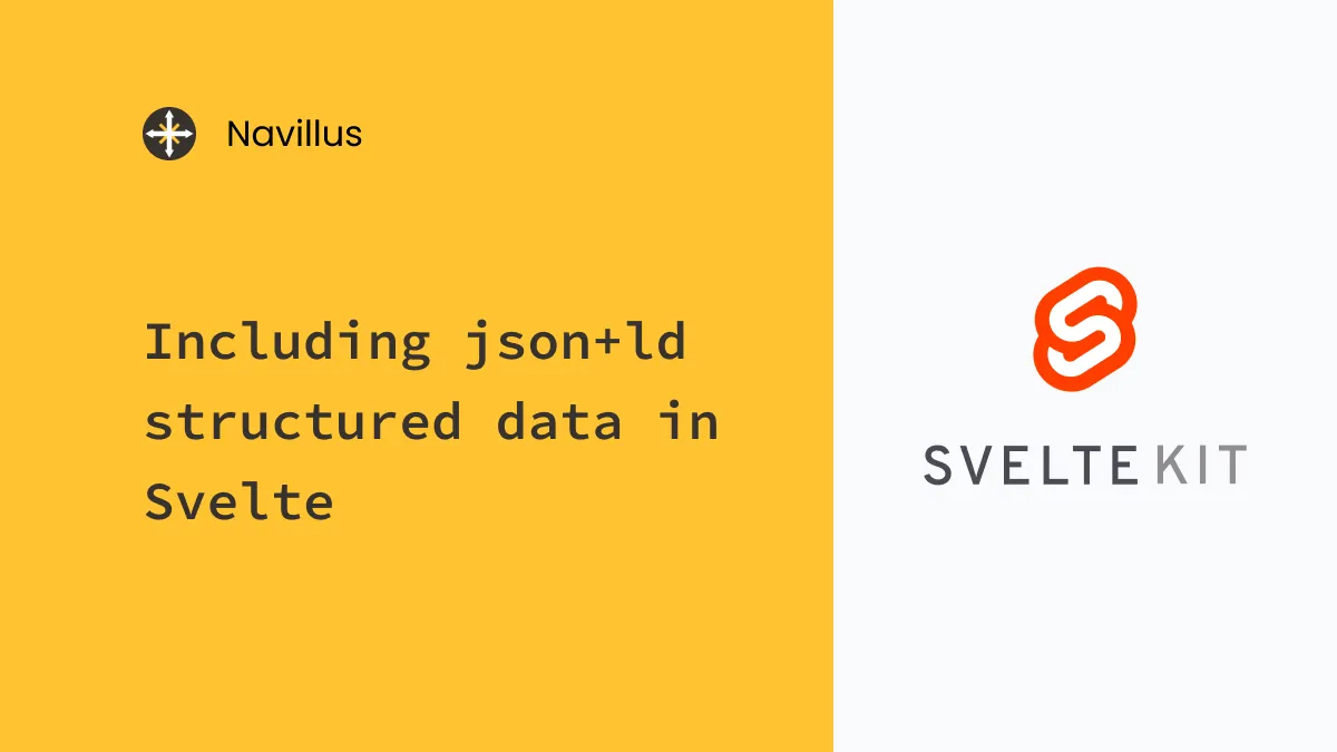 Easily add json+ld structured data to pages build in Svelte, with TypeScript type checking!