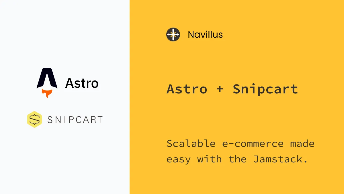 Scalable e-commerce made easy with the Jamstack.